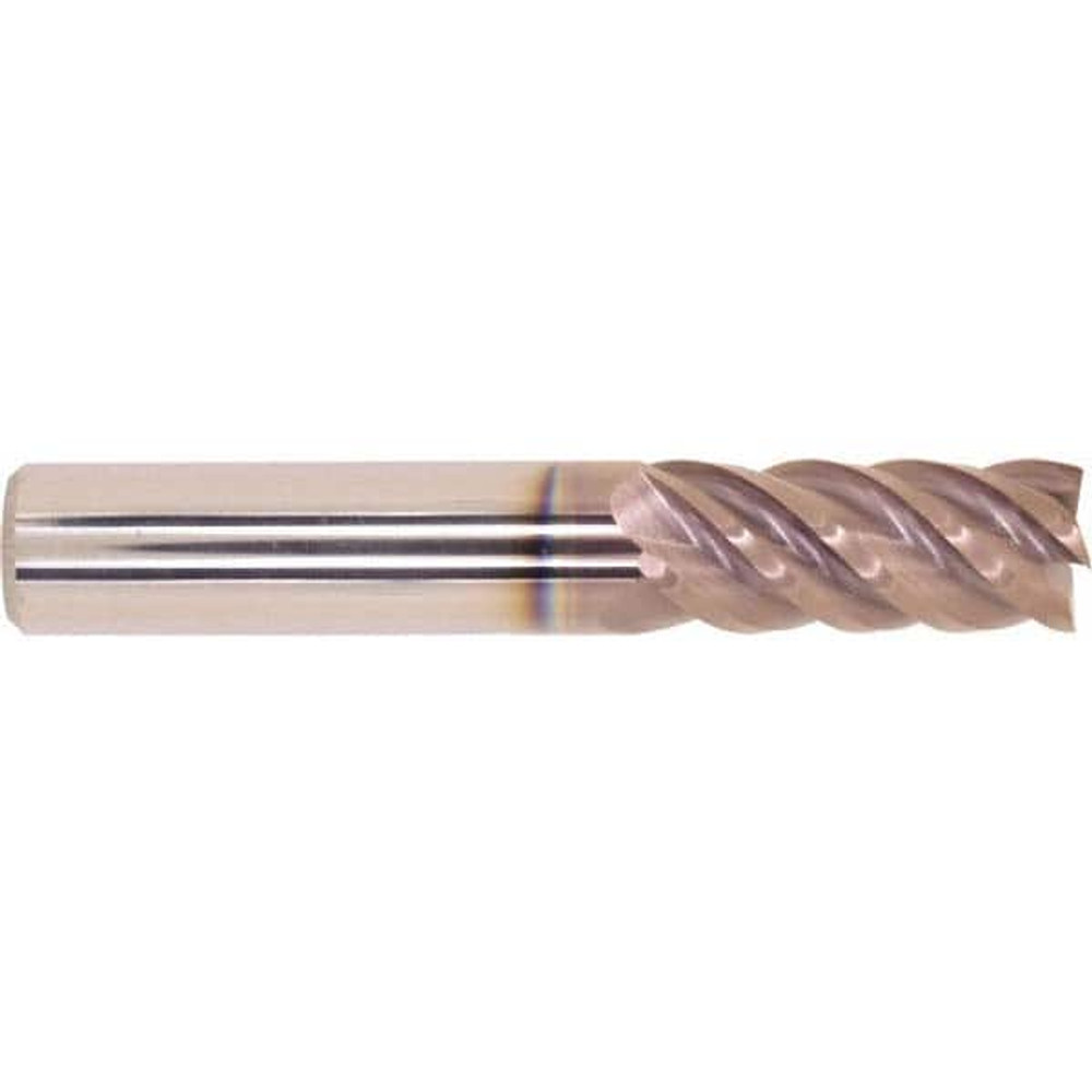 Millstar EIV50500015HSN Corner Radius End Mill: 1/2" Dia, 1-1/4" LOC, 0.015" Radius, 5 Flutes, Solid Carbide