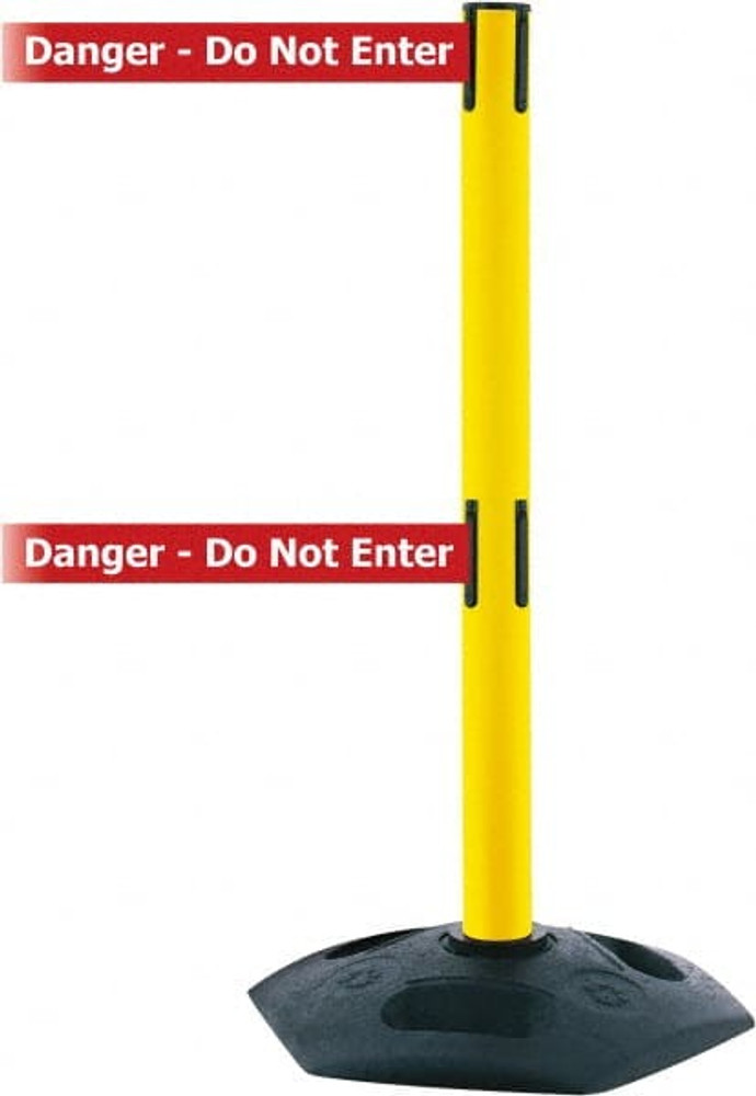 Tensator 886T2-35-MAX-RI 4 Way Stanchion: 38" High, Octagon Base