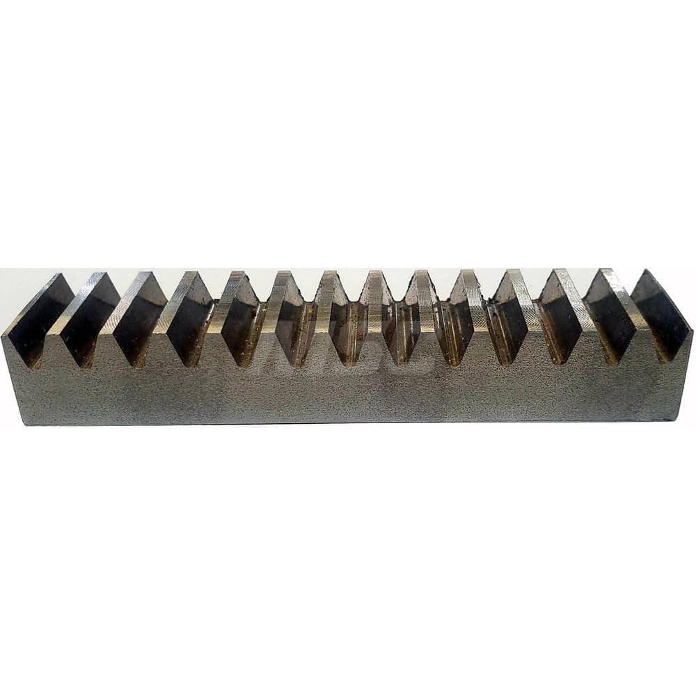 Worcester Gears&Racks S3750202048ST Gear Rack: Square, 3/8" Face Width, 20 ° Pressure Angle