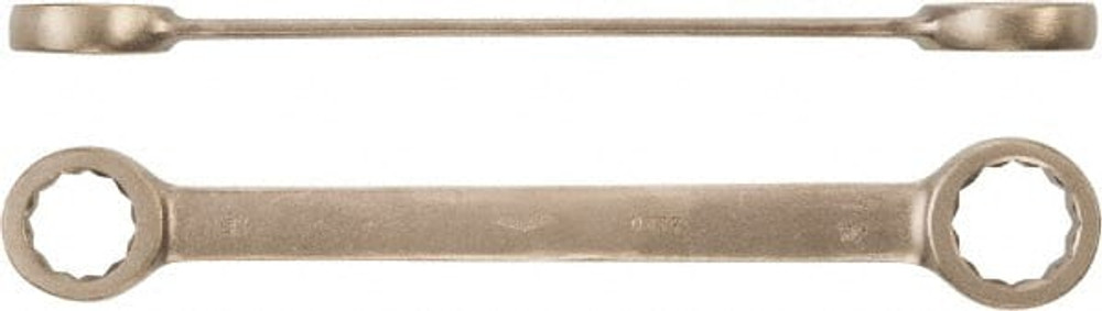 Ampco 0886 Box End Wrench: 1-3/16 x 1-1/4", 12 Point, Double End