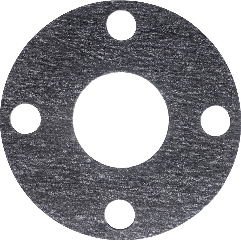 USA Industrials BULK-FG-4925 Flange Gasket: For 2" Pipe, 2-3/8" ID, 6" OD, 1/16" Thick, Aramid with Ethylene Propylene Diene Monomer Binder