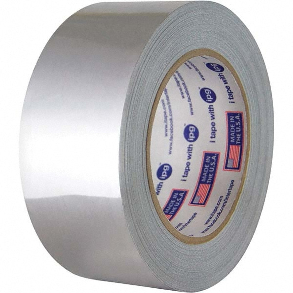 Intertape ALF175L0350HR Silver Aluminum Foil Tape: 3.3 mil Thick