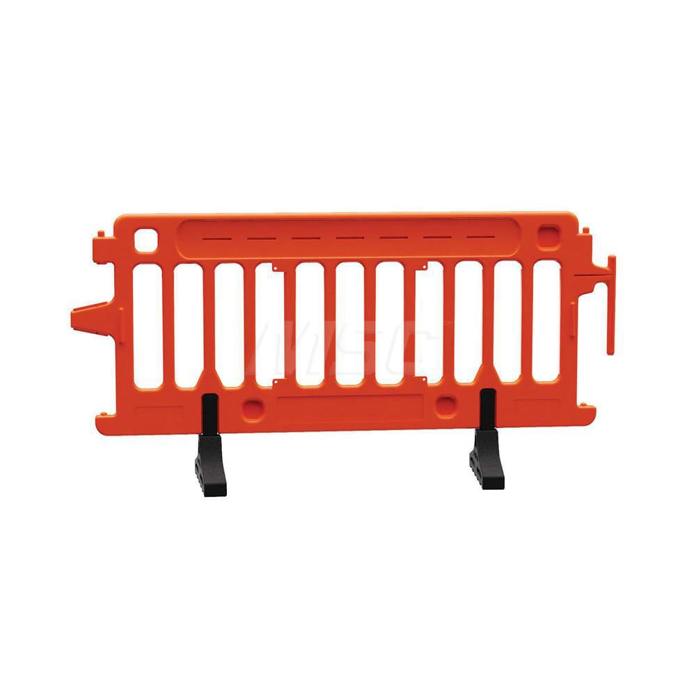 Plasticade 2004-O Crowd Control Parade Barricade: 39-1/2" High, Plastic Frame, Orange