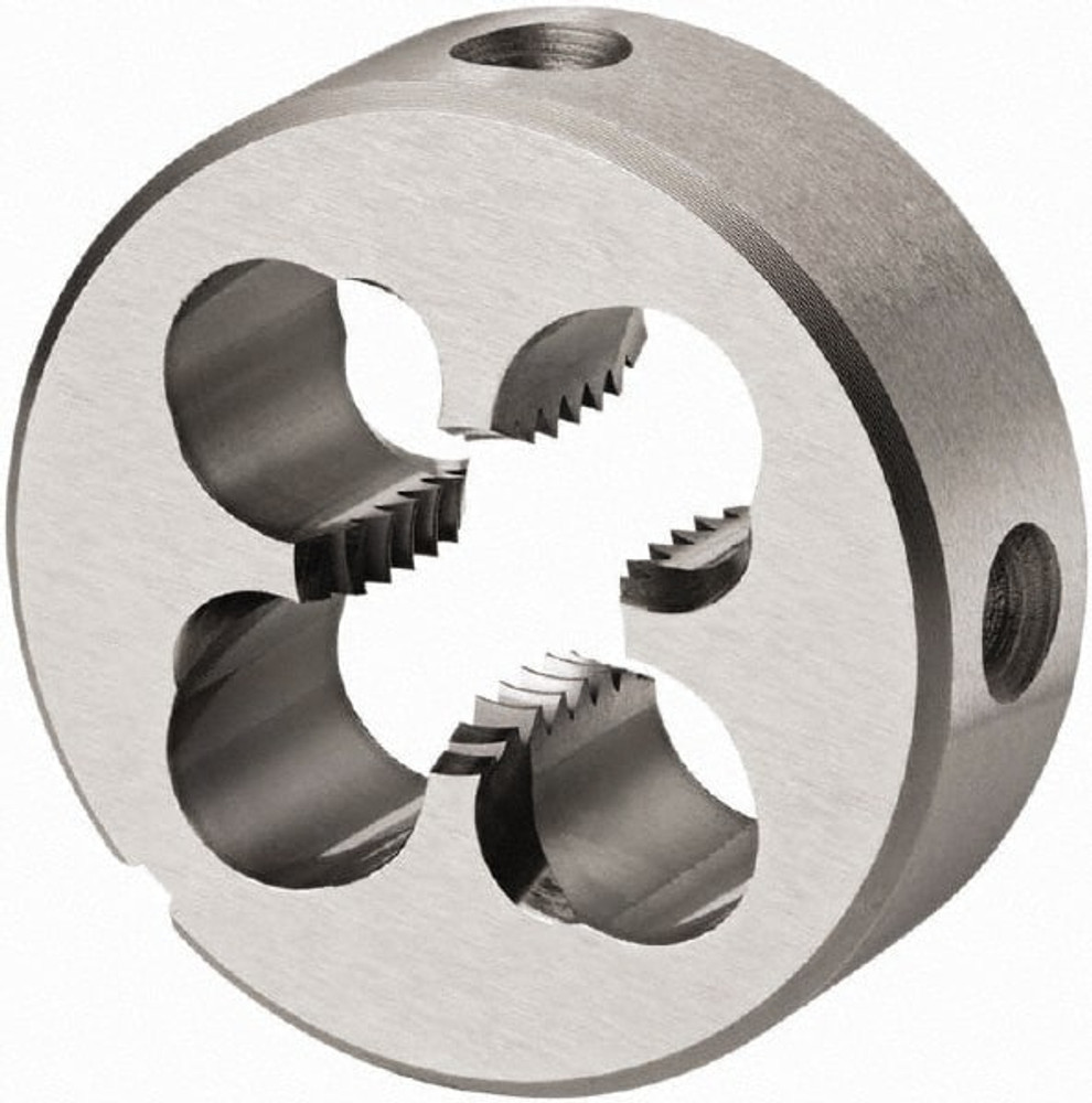 DORMER 5978624 Round Die: M12 x 1, 38 mm OD, High Speed Steel