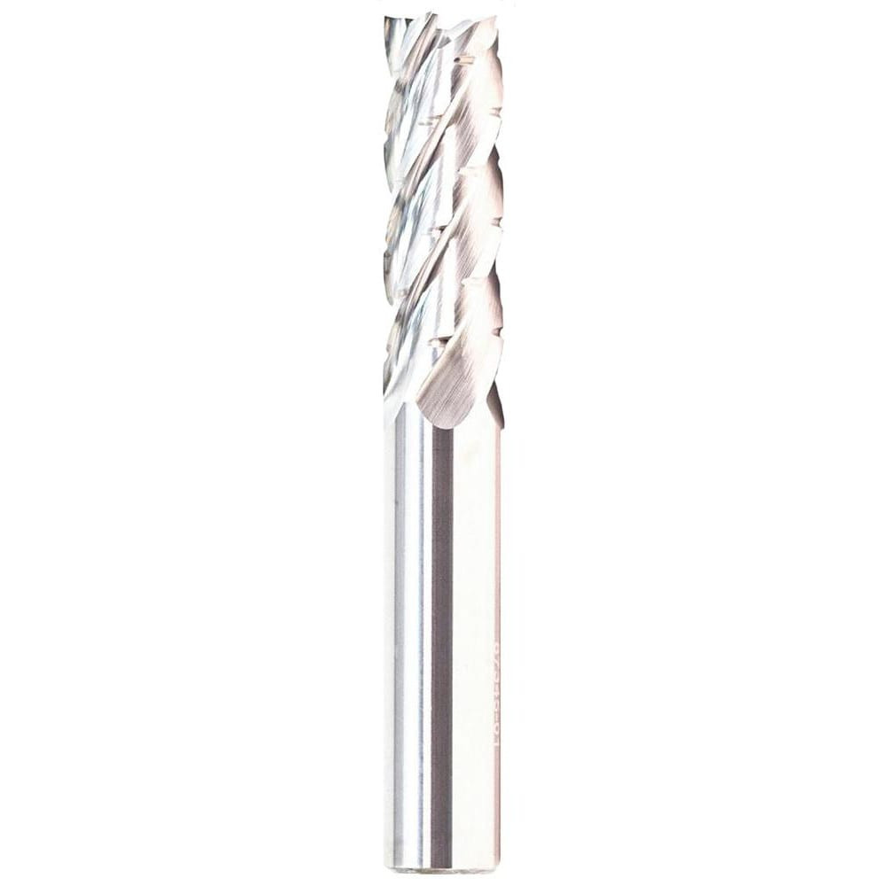 GWS 150219 Corner Radius End Mill: 1" Dia, 3" LOC, 0.06" Radius, 5 Flutes, Solid Carbide