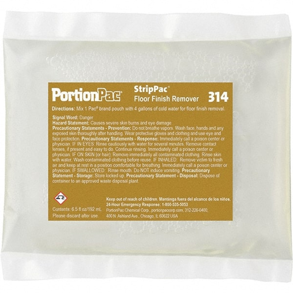 PortionPac 314 Floor Cleaner: 4 gal Bag, Use On Floors