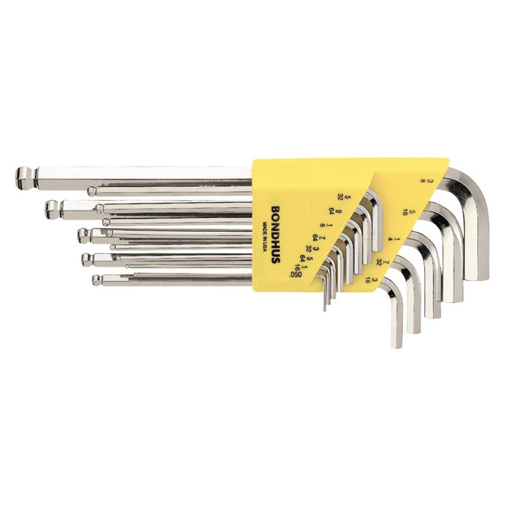 Bondhus 17076 Hex Key: 10 mm Hex, Extra Long Arm