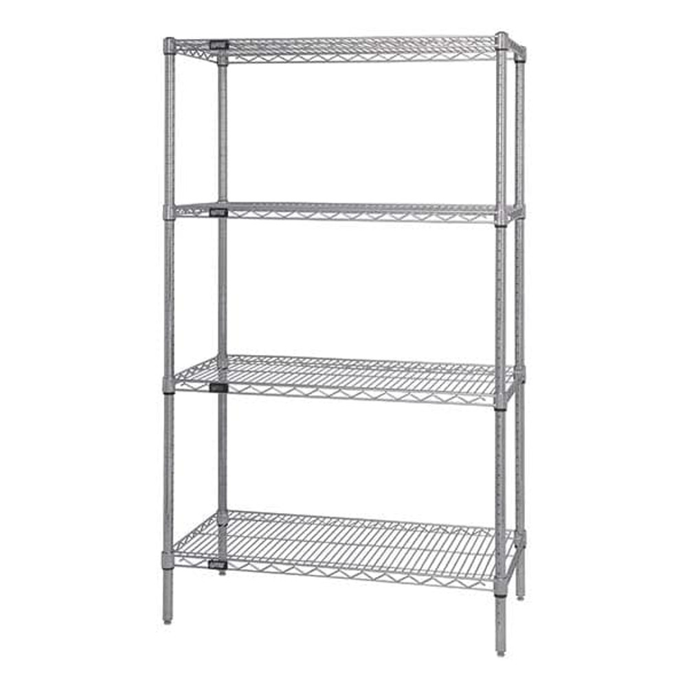 Quantum Storage WR86-3672C Starter Unit Wire Shelving: 4 Shelves