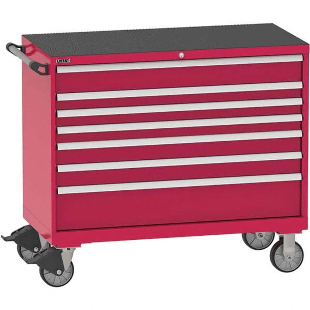 LISTA TSMS750-0722-NR Steel Tool Roller Cabinet: 7 Drawers