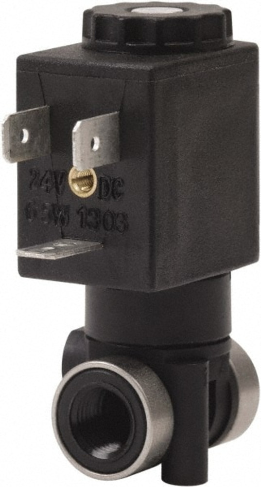 Spartan Scientific 3827-050-FB83C Solenoid Valve: 3-Way & 2-Position, 1/8" Port, NPT