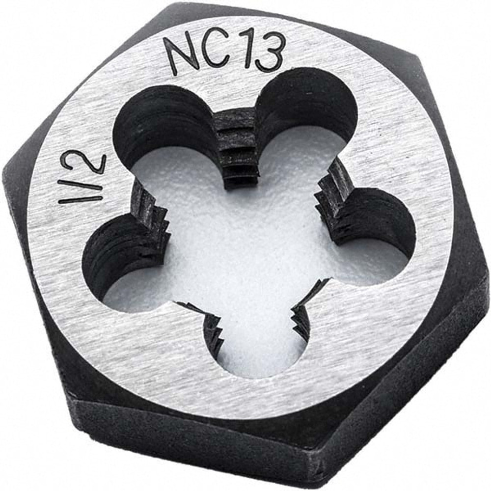 GEARWRENCH 388767N Hex Rethreading Die: 1/8-27 Thread, Right Hand, 1" Hex, Carbon Steel