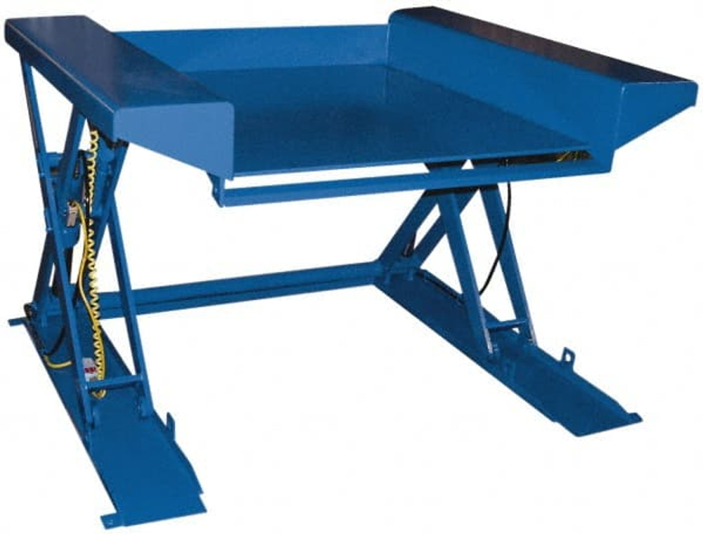 Vestil EHLTG-3850-2-36 2,000 Lb Capacity Electric Floor Height Scissor Lift Table