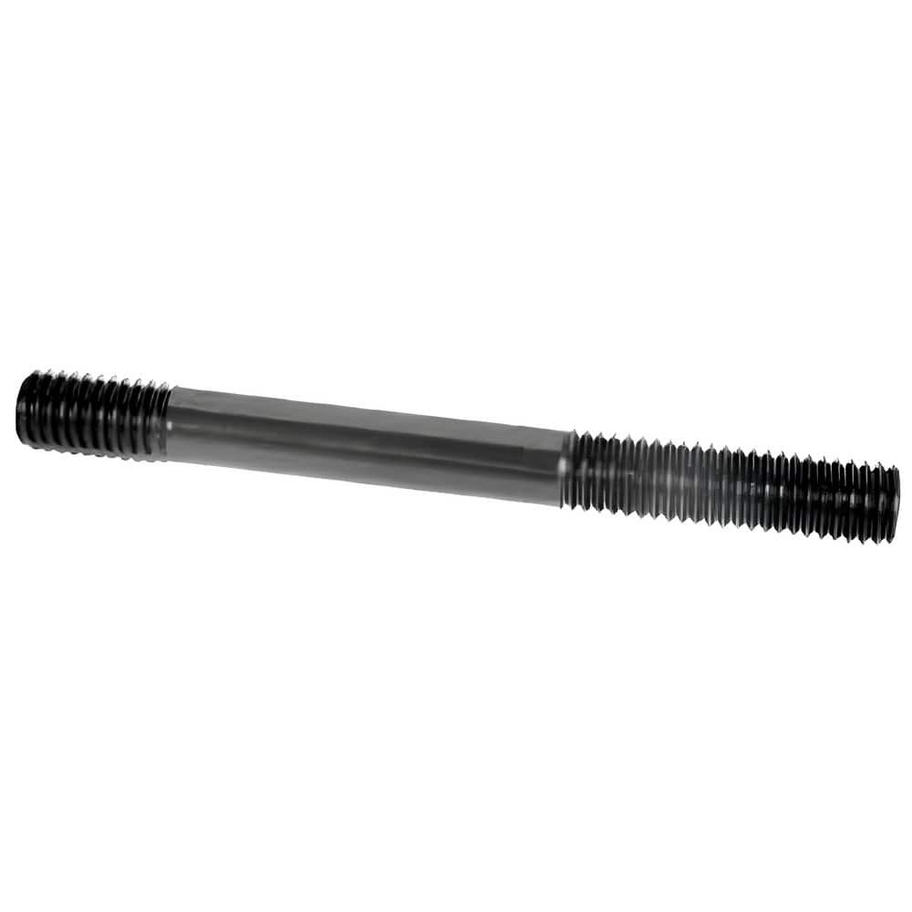 TE-CO 40357 Unequal Double Threaded Stud: 1/4-20 Thread, 7" OAL