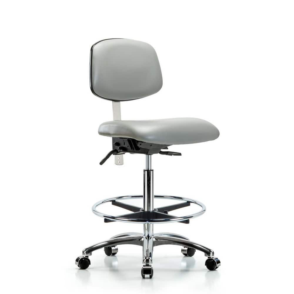 Blue Ridge Ergonomics MSC43861 Task Chair: Vinyl, Dove