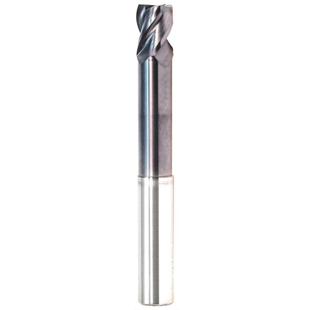 GWS 310943 Corner Radius End Mill: 5/8" Dia, 3/4" LOC, 0.06" Radius, 4 Flutes, Solid Carbide