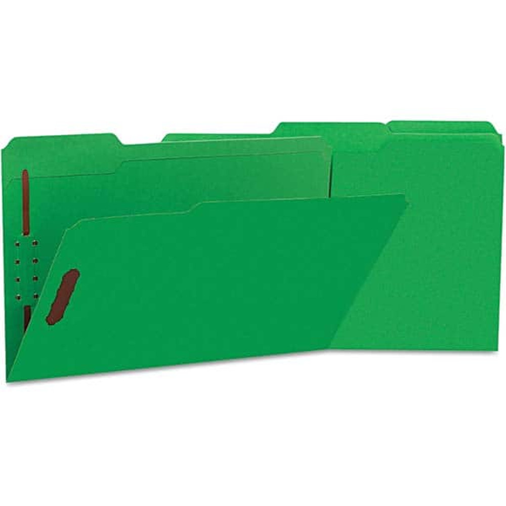 UNIVERSAL UNV13526 File Folders with Top Tab: Legal, Green, 50/Pack