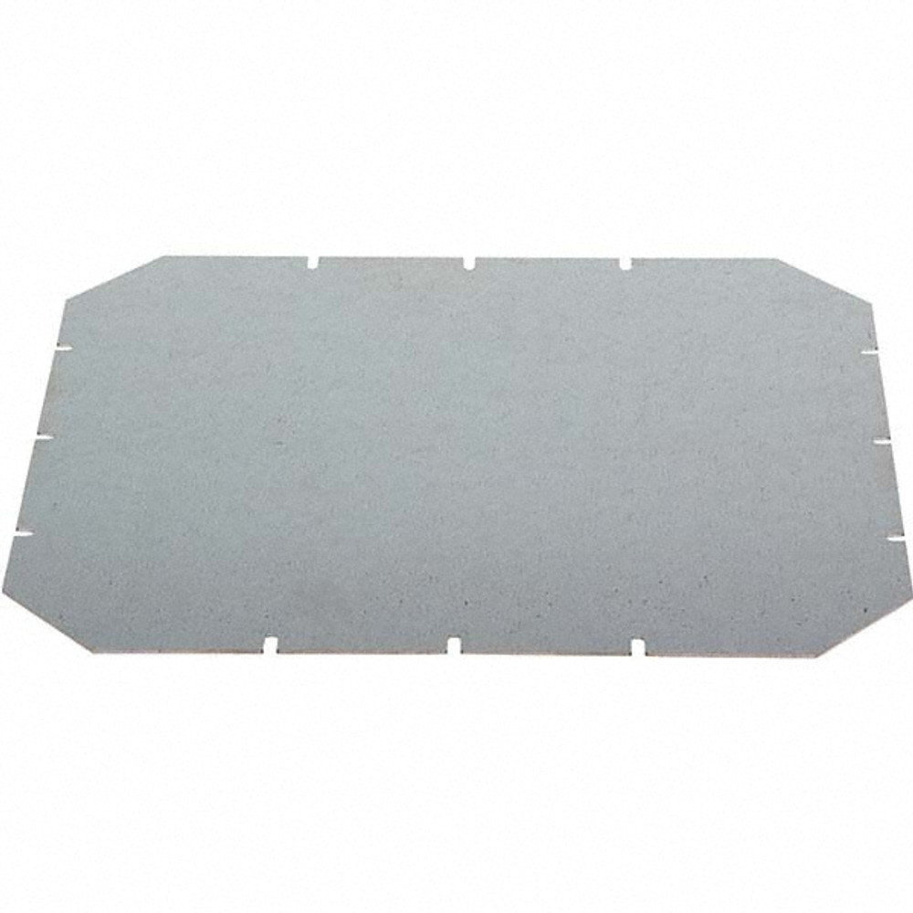 Fibox MP 3429 Electrical Enclosure Back Panel: Galvanized Steel, Use with Fibox TEMPO