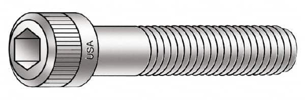 Armor Coat UST235995 Socket Cap Screw: 1/2-13, 2-1/4" Length Under Head, Socket Cap Head, Hex Socket Drive, Alloy Steel, Armor Coat