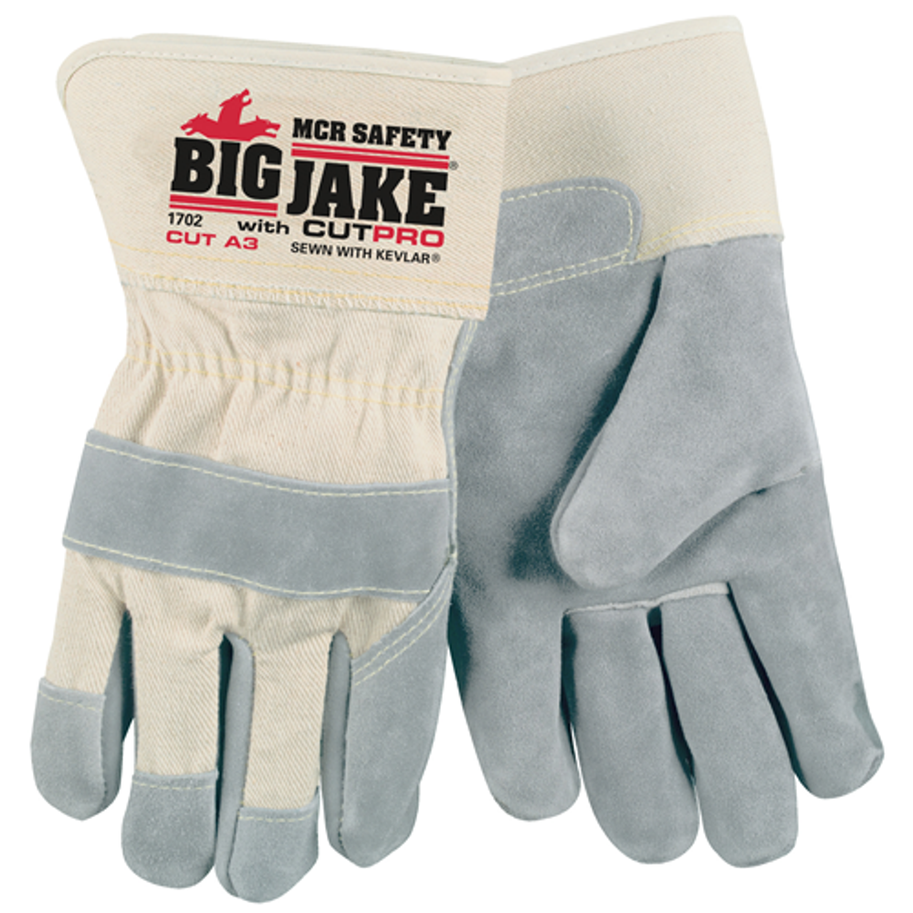 MCR Safety 1702L Big Jake W/Kevlar Palm Lining