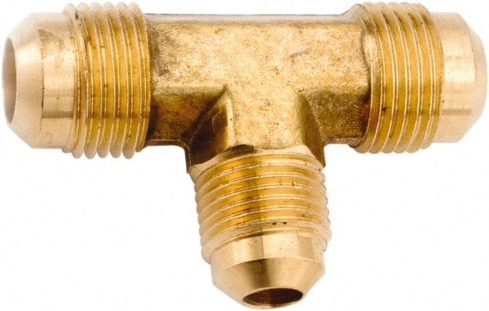 ANDERSON METALS 754059-101008 Lead Free Brass Flared Tube Union: 5/8 x 5/8 x 1/2" Tube OD, 45 ° Flared Angle