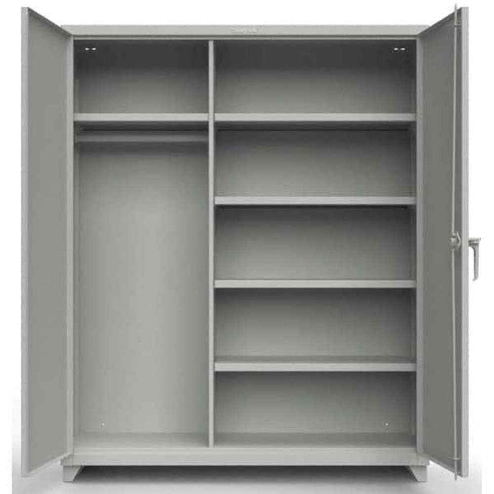 Strong Hold 56-W-244-L Wardrobe Storage Cabinet: 60" Wide, 24" Deep, 75" High