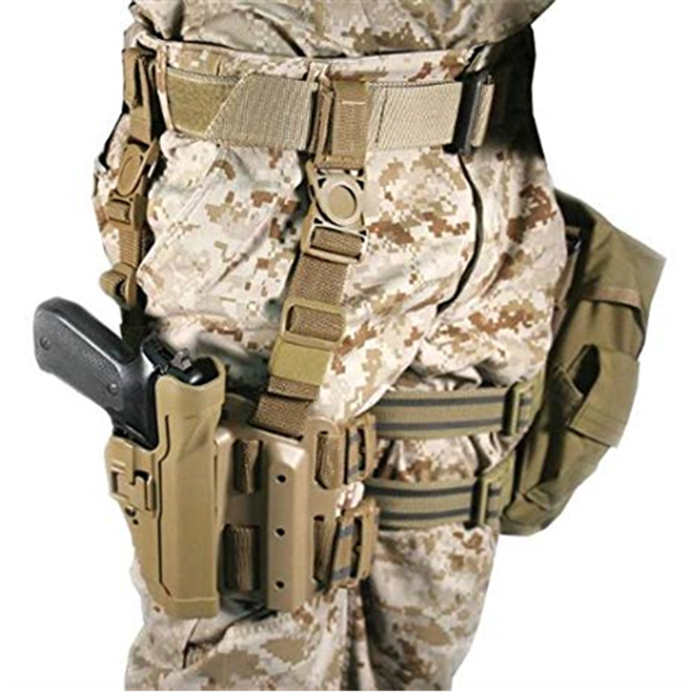 BLACKHAWK! M990194CT-R USMC SERPA Holster kit, Coyote Tan