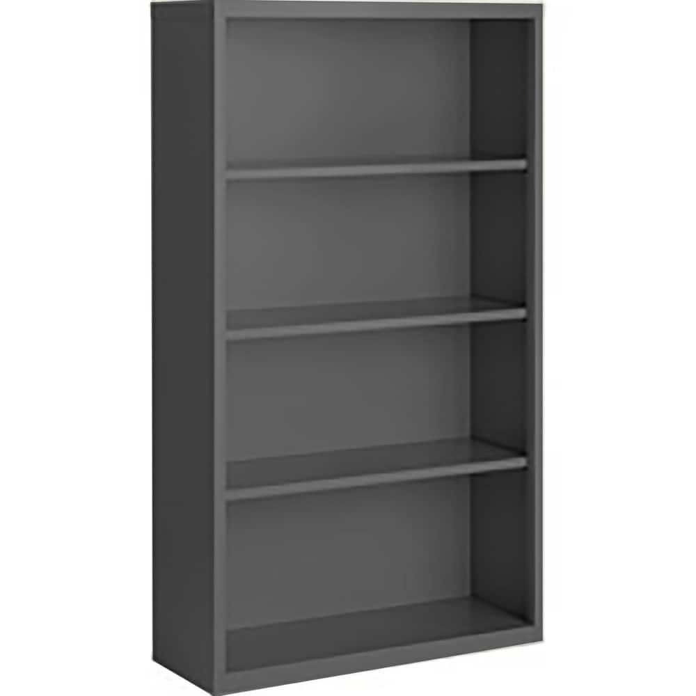 Steel Cabinets USA BCA-365213WAL Bookcases; Overall Height: 52 ; Overall Width: 36 ; Overall Depth: 13 ; Material: Steel ; Color: Walnut ; Shelf Weight Capacity: 160