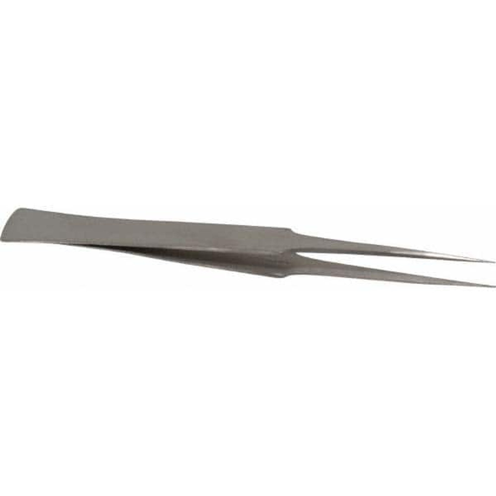 Value Collection 10326-SA Precision Tweezer: GG-SA, Stainless Steel, General Utility, Long & Strong Point & Wide Shank Tip, 5-1/8" OAL