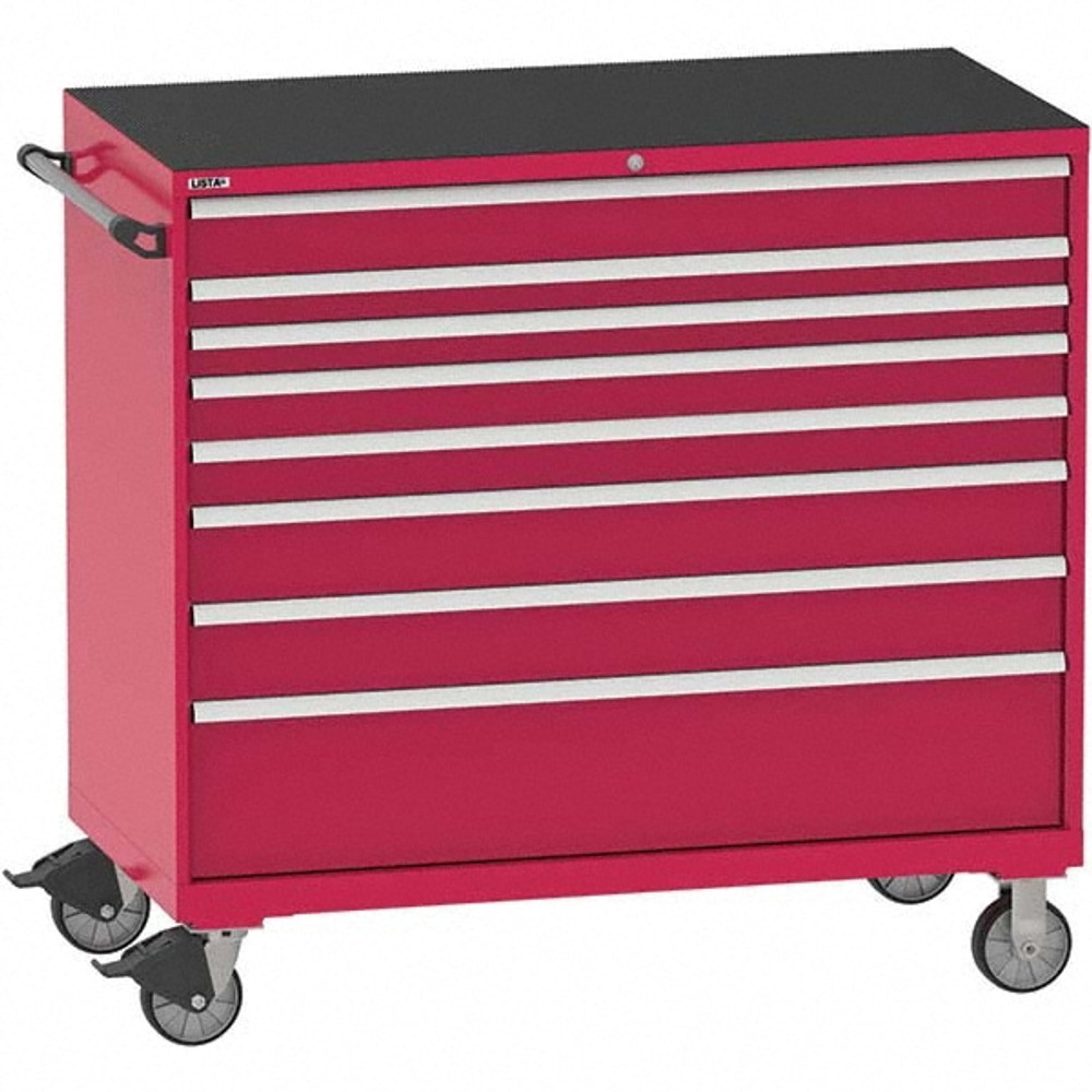 LISTA TSDW1050-0801NR Steel Tool Roller Cabinet: 8 Drawers