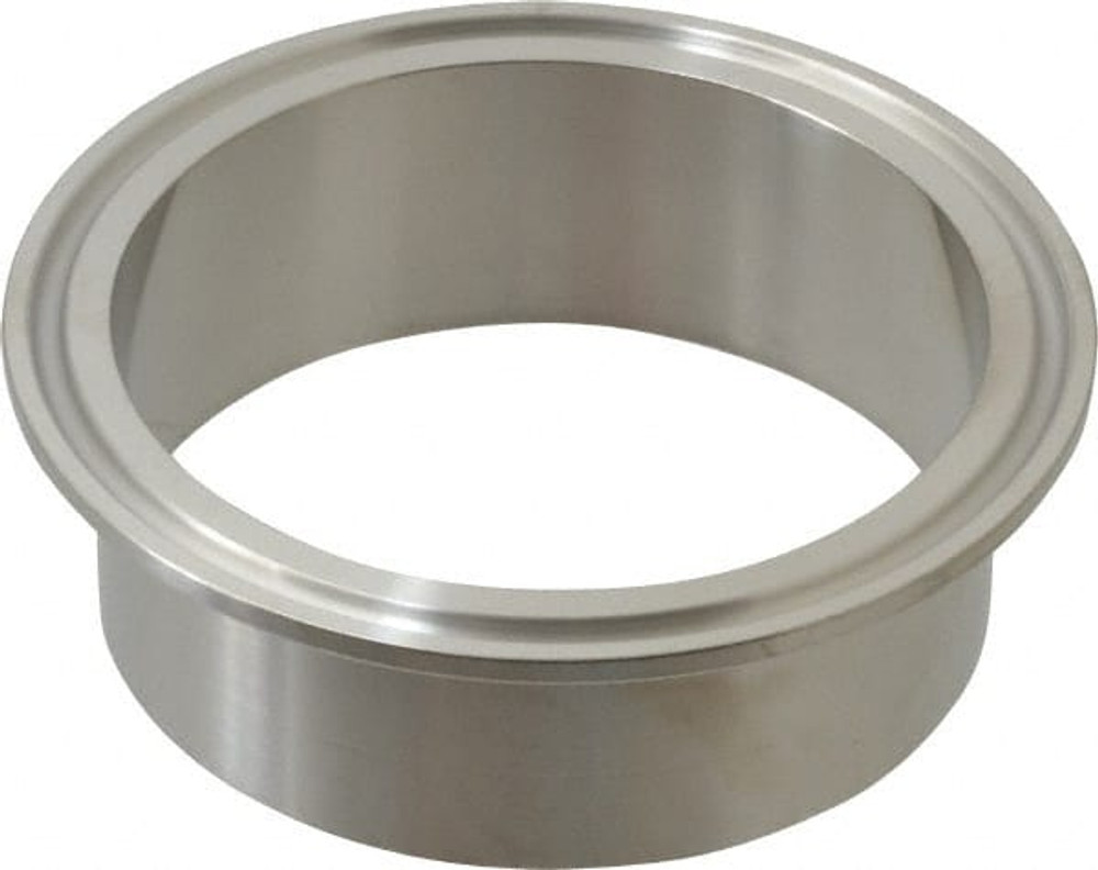 VNE EG14AM7-6L3.0 Sanitary Stainless Steel Pipe Welding Ferrule: 3", Clamp Connection