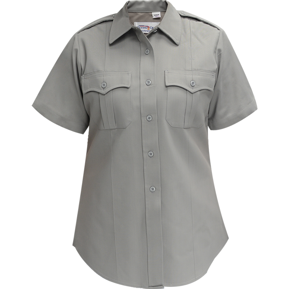 Flying Cross 152R66 41 50 N/A Deluxe Tropical Women's Short Sleeve Shirt w/ Convertible Sport Collar