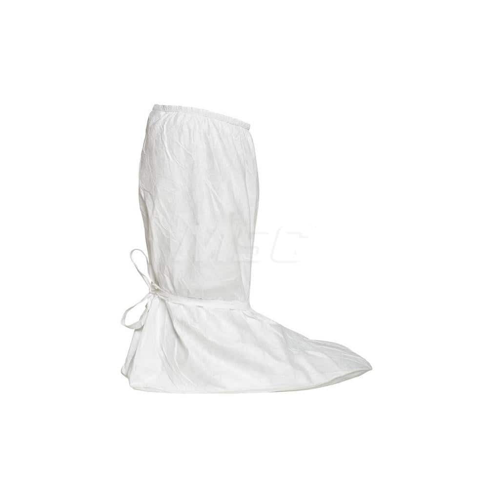 Dupont IC457SWHMD01000 Boot Cover: Non Chemical-Resistant, Tyvek IsoClean, White