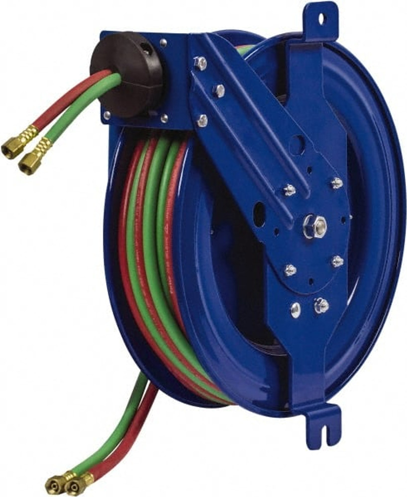 CoxReels SG17WT-150 17" Long x 8-7/8" Wide x 19-1/2" High, 1/4" ID, Spring Retractable Welding Hose Reel