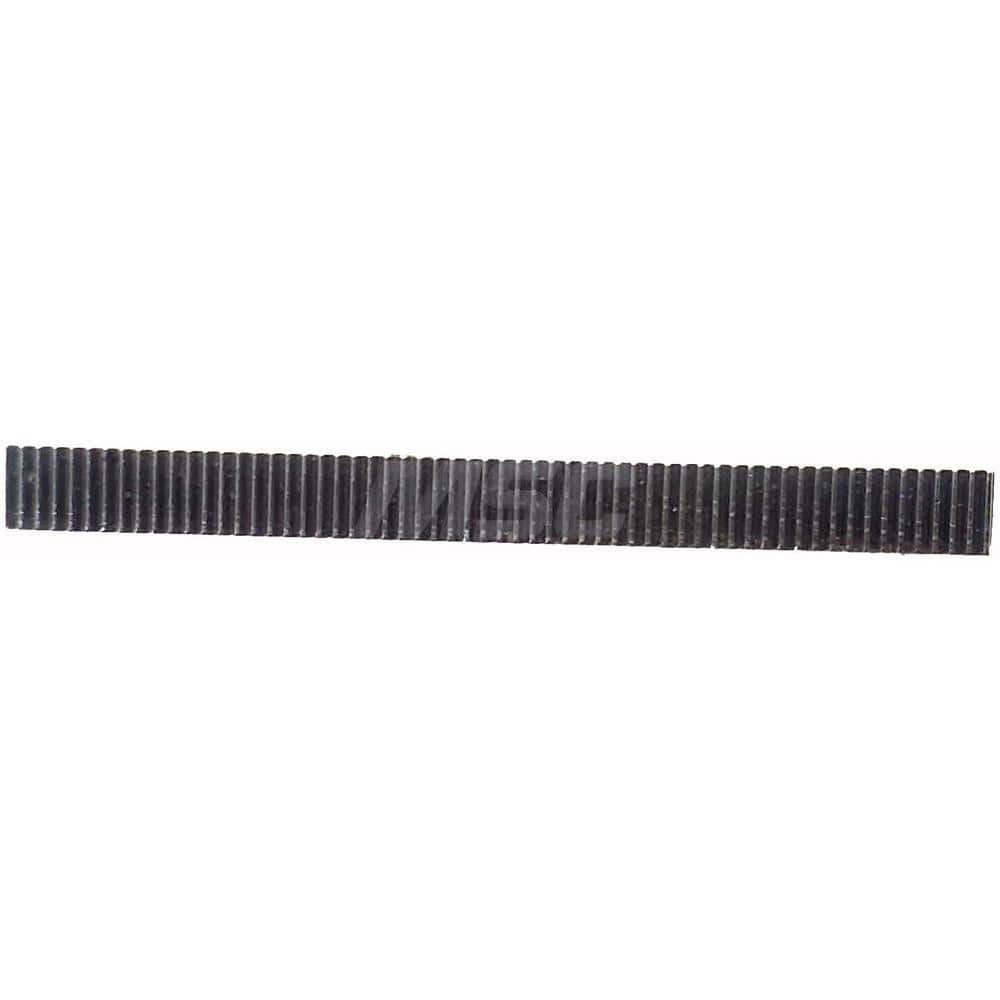 Worcester Gears&Racks S1250482048SS Gear Rack: Square, 1/8" Face Width, 20 ° Pressure Angle