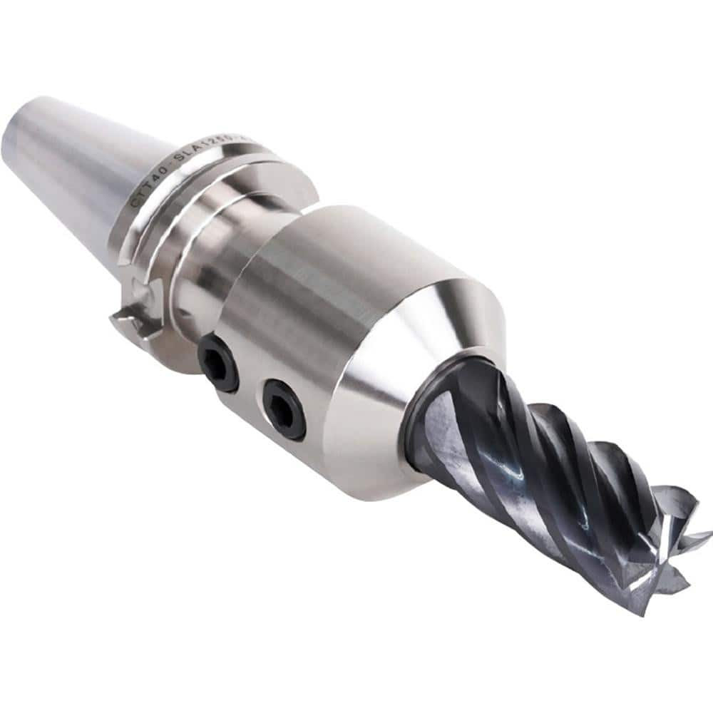 Samchully CTT50SLA0437400 End Mill Holder: CAT50 Dual Contact Taper Shank, 7/16" Hole