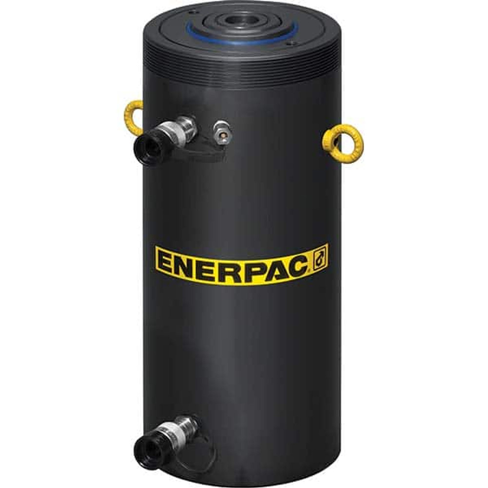 Enerpac HCR20010 Compact Hydraulic Cylinder: Base Mounting Hole Mount, Steel