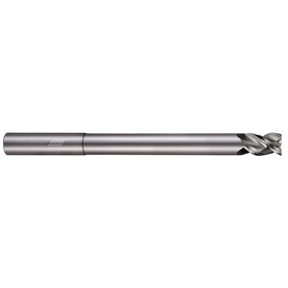 Helical Solutions 81573 Square End Mill: 3/8" Dia, 1/2" LOC, 3 Flute, Solid Carbide