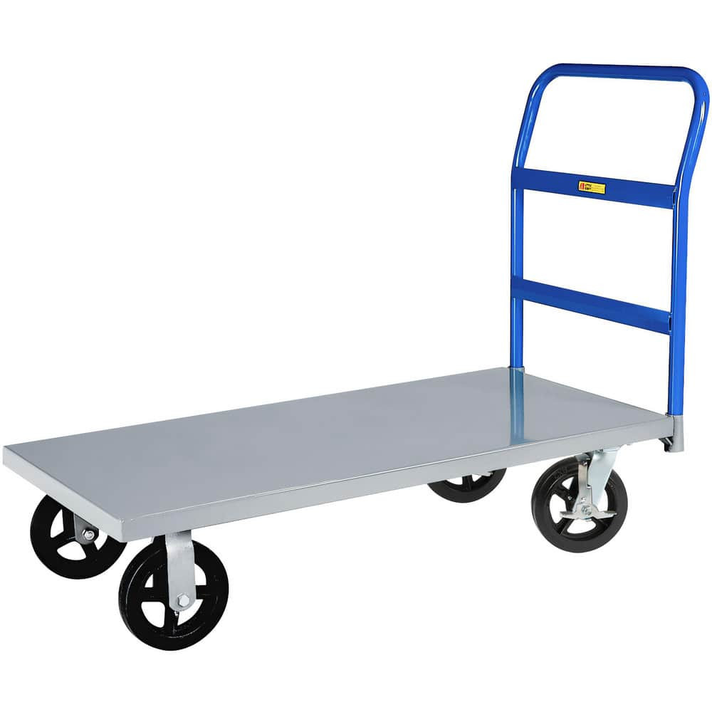 Little Giant. NBB-2436-8MRBK Bar, Panel & Platform Trucks; Type: Heavy-Duty Platform Truck ; Load Capacity (Lb. - 3 Decimals): 2400.000 ; Body Material: Steel ; Height (Inch): 40 ; Deck Surface: Smooth ; Platform Height: 11in