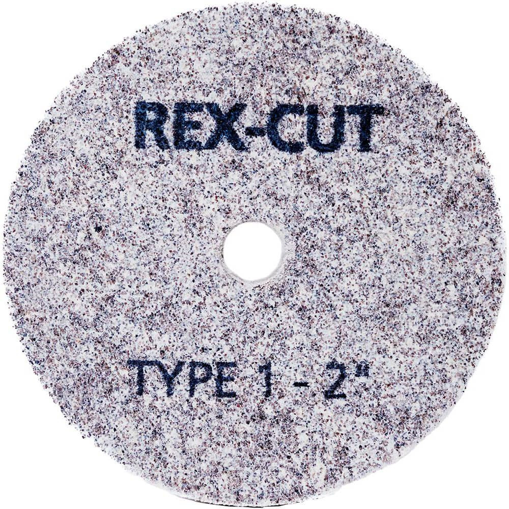 Rex Cut Abrasives 830002 Deburring Wheels; Wheel Diameter (Inch): 2 ; Face Width (Inch): 1/16 ; Center Hole Size (Inch): 1/4 ; Abrasive Material: Aluminum Oxide ; Grade: Fine ; Wheel Type: Type 1