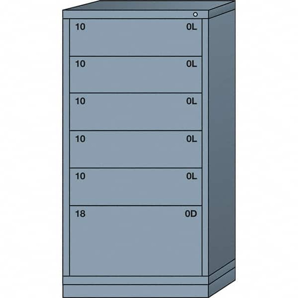 Lyon DDS6830301037IL Standard Eye-Level - Single Drawer Access Steel Storage Cabinet: 30" Wide, 28-1/4" Deep, 59-1/4" High