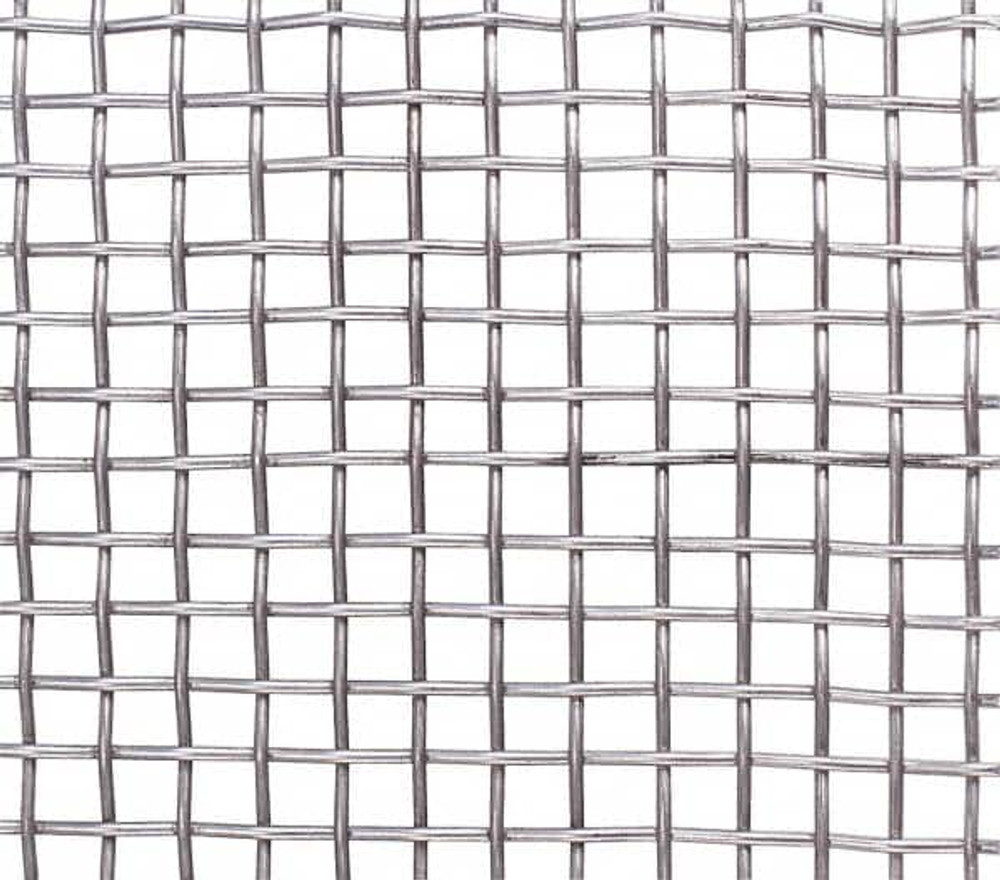 Value Collection K0.37512004848O Wire Cloth: 11 Wire Gauge, 0.12" Wire Dia, Stainless Steel
