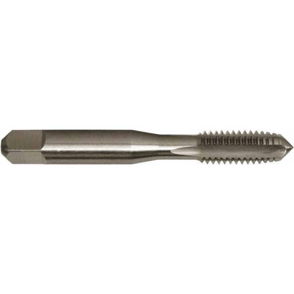 Greenfield Threading 302385 Straight Flute Tap: #10-32 UNF, 3 Flutes, Plug, 2B Class of Fit, High Speed Steel, Bright/Uncoated