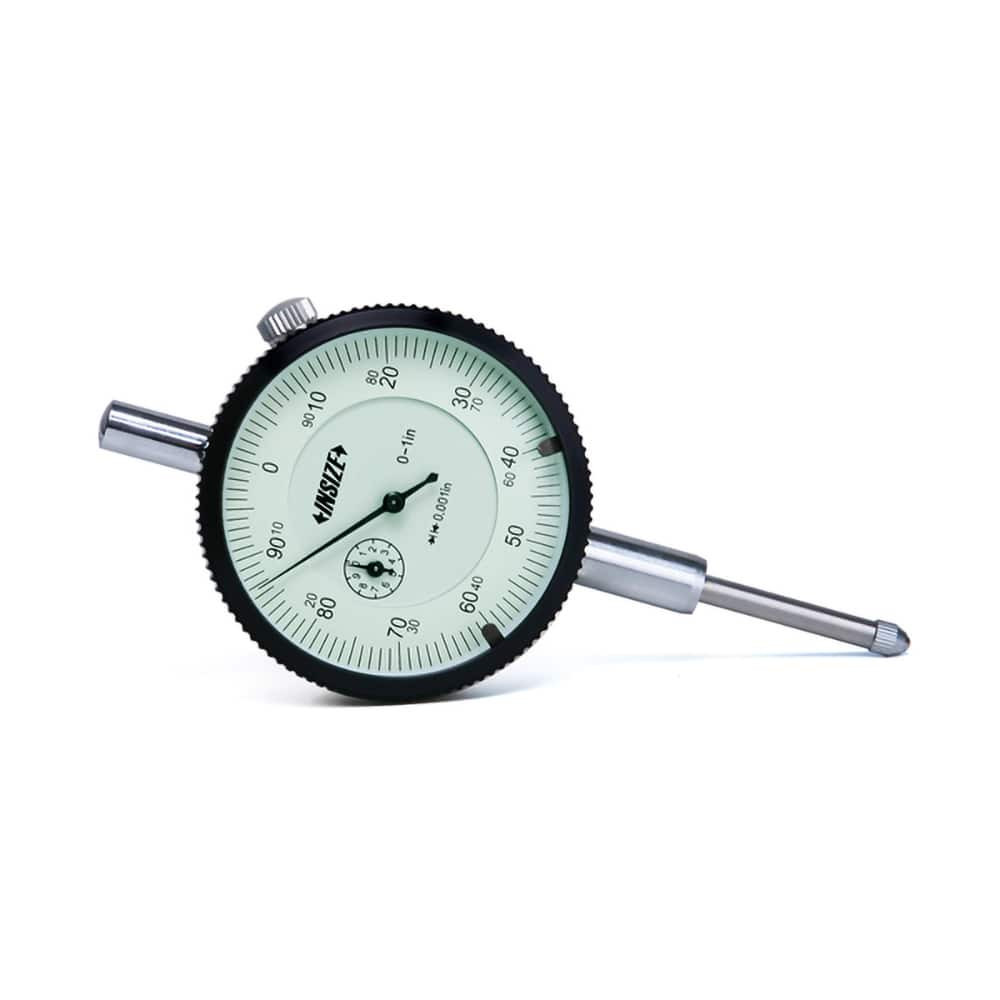 Insize USA LLC 2307-05 Dial Drop Indicator: 0 to 0-100 Dial Reading, 0.001" Graduation, 2-23/64" Dial Dia