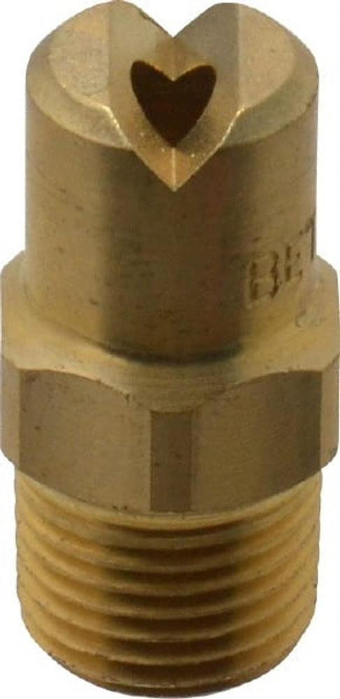 Bete Fog Nozzle 1/8NF3065@4 Brass Standard Fan Nozzle: 1/8" Pipe, 65 &deg; Spray Angle