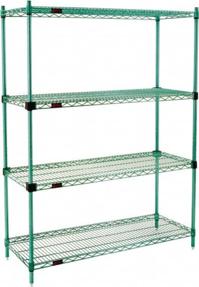 Eagle MHC F2QA2-74-2436E  - Starter Unit Wire Shelving: 4 Shelves