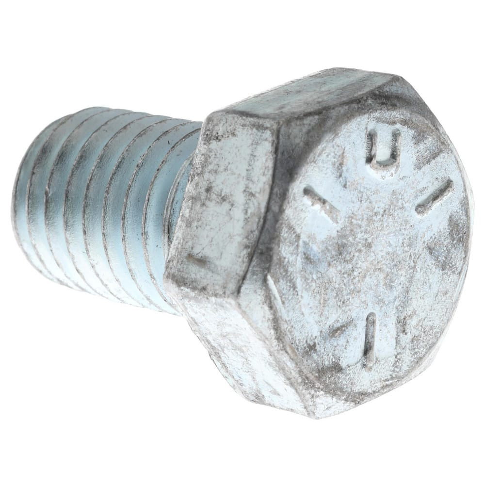 MSC -30145-1 Hex Head Cap Screw: 5/8-11 x 1", Grade 5 Steel, Zinc-Plated