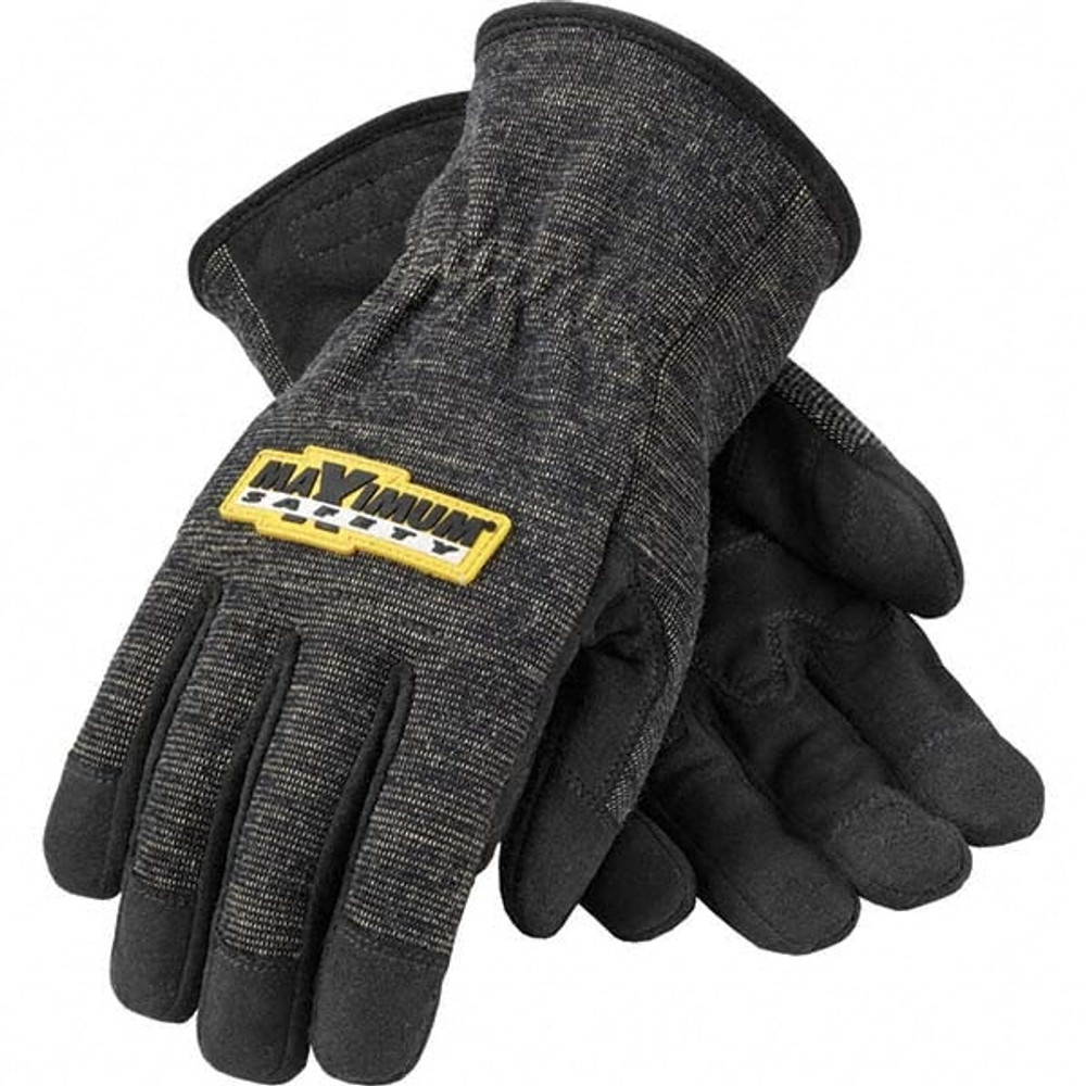 PIP 73-1703/L Size L, Synthetic Leather, Flame Resistant Gloves