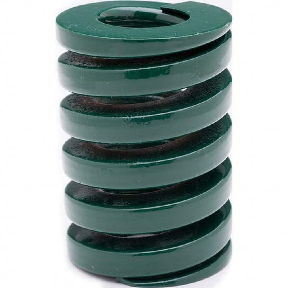 Associated Spring Raymond ASH 30 X 70 Die Spring: 30 mm Hole Dia, 15 mm Rod Dia, 70 mm Free Length, Green