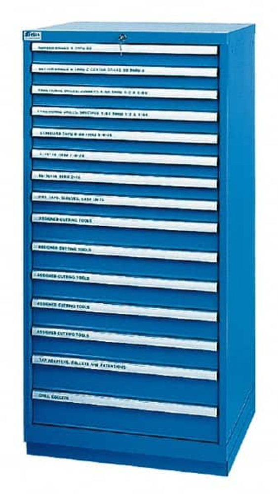 LISTA TCC-21-FTB-CB Tool Crib Steel Storage Cabinet: 28-1/4" Wide, 28-1/2" Deep, 59-1/2" High