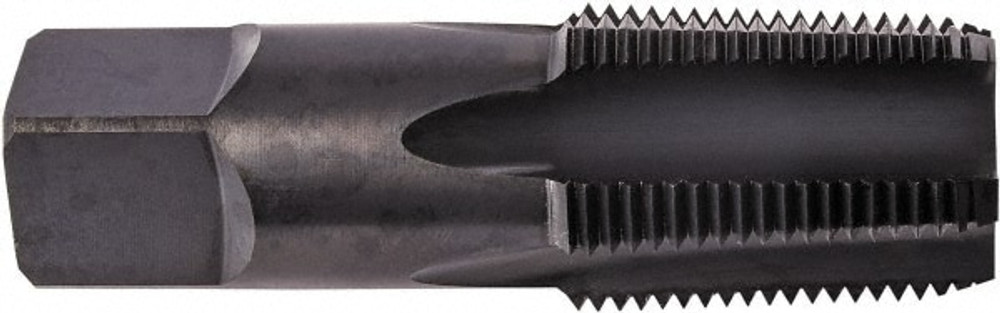 Union Butterfield 6007218 Standard Pipe Tap: 1/4-18, NPT, 4 Flutes, High Speed Steel, Oxide Finish